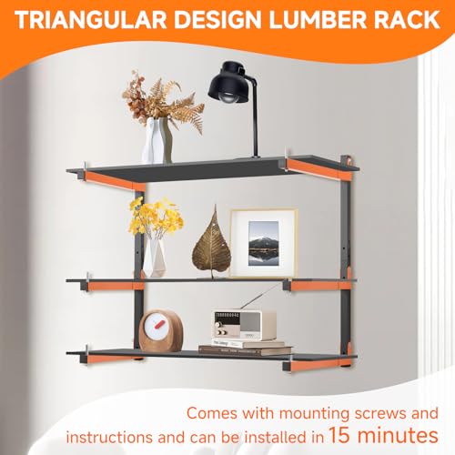 4 Pack Lumber Rack Wall Mount (4 Count)