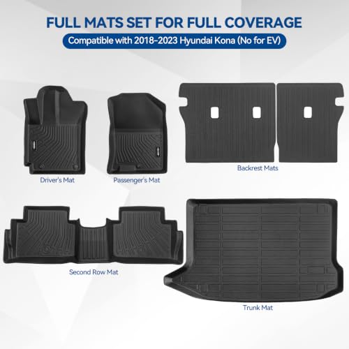 Custom Fit Floor Mats for Hyundai Kona 2018