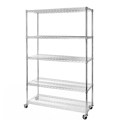UltraDurable Heavy Duty NSF Solid Steel Wire Rack Storage Unit Organizer for Garage