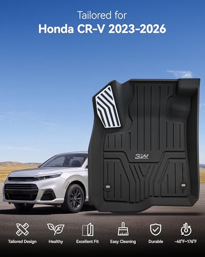 Floor Mats with Metal Pedals Fit for Honda CR