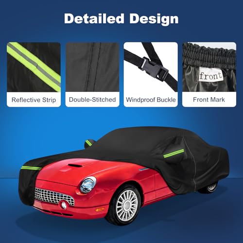 QUNSUNUS Car Cover for Ford Thunderbird 2002