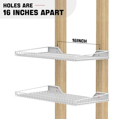 Wall Mounted Storage Shelf for Garage (4 Count)