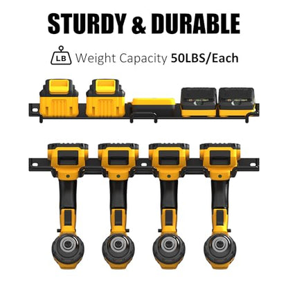 Wall Mounted Drill Rack & Tool Shelf