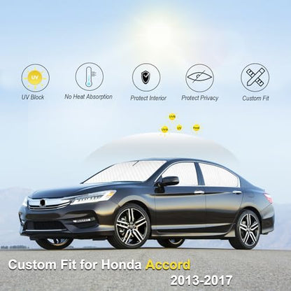 6pcs Thicken Sun Shades for Honda Accord 2013