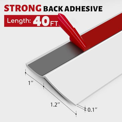 Garage Door Seal Top and Sides Seal Strip (40 Foot)