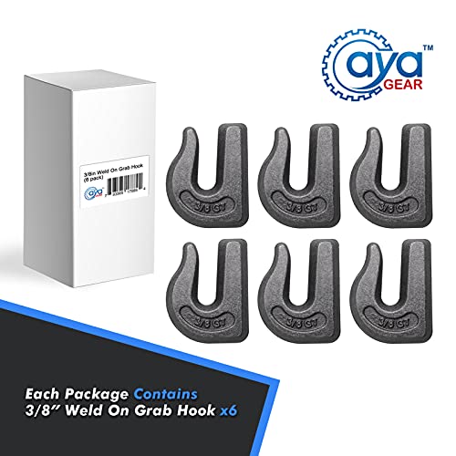 Weld on Grab Chain Hook 3 (6 Count)