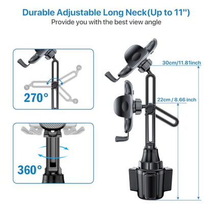 Latest Upgraded Universal Cup Phone Holder for Car