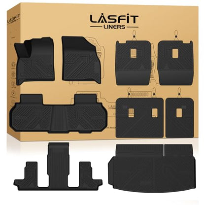 Floor Mats & Cargo Liner with Backrest for Chevy Traverse 2024