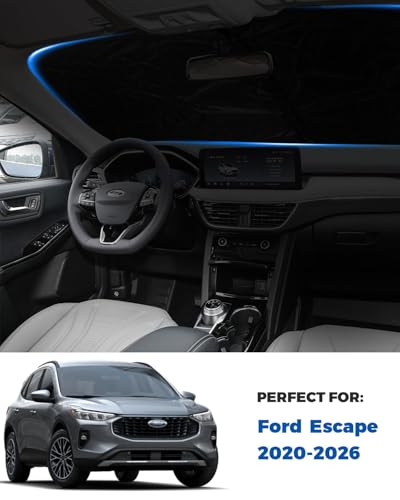 Foldable Front Windshield Sunshade fit for Ford Escape 2020