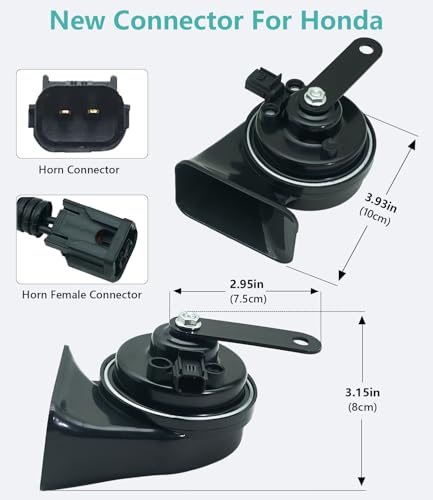 126dB Horn Kit Compatible with Honda and Acura (2 Count)