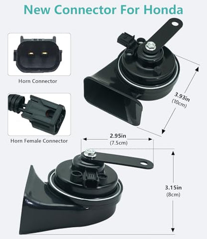 126dB Horn Kit Compatible with Honda and Acura (2 Count)