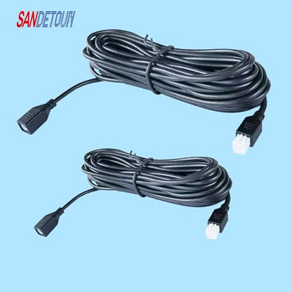 2 Pcs Parking Sensor Extension Cord Cable