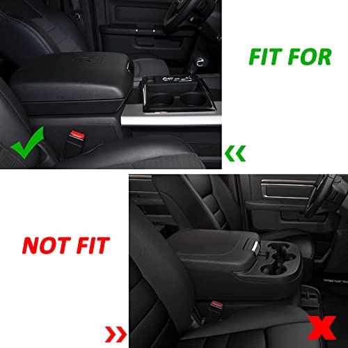 Center Console Cover Armrest Cover Cushion Fits Dodge RAM 1500 2500 3500 2009 2010 2011 2012 2013 2014 2015 2016 2017 2018