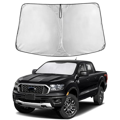 Windshield Sun Shade Compatible for Ford Ranger 2019