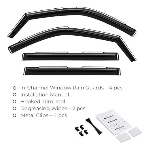 Window Deflectors Smoke Tinted In
