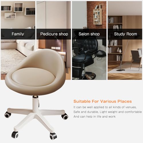Rolling Stool Low Backrest