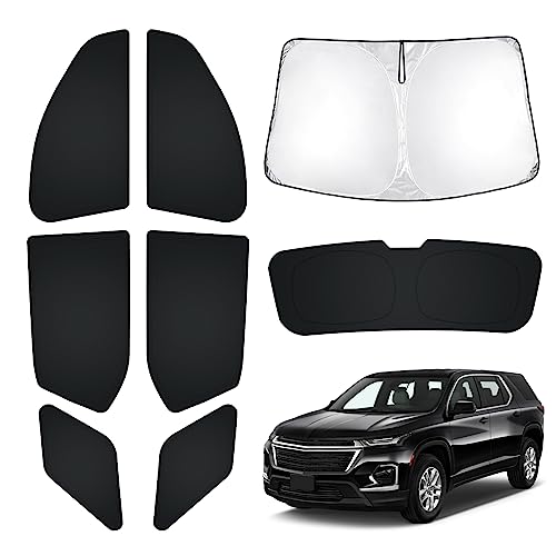 Windshield Sun Shade for Chevrolet Traverse 2018 (8 Count)