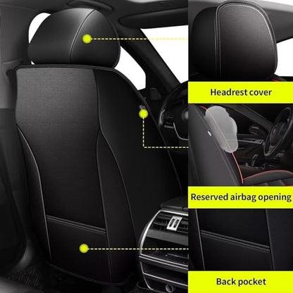 Car Seat Covers Full Set Fit for Infiniti M37 2007