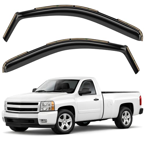 Window Deflectors Smoke Tinted in (2 Count)