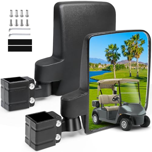 Golf Cart Side Mirrors No Drilling