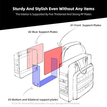 Motorcycle Saddlebag Waterproof Luggage Bag Quick Release Motorcycle Side Bag 25L Fits Most Adventure and Sports Bike Motorbike Racks
