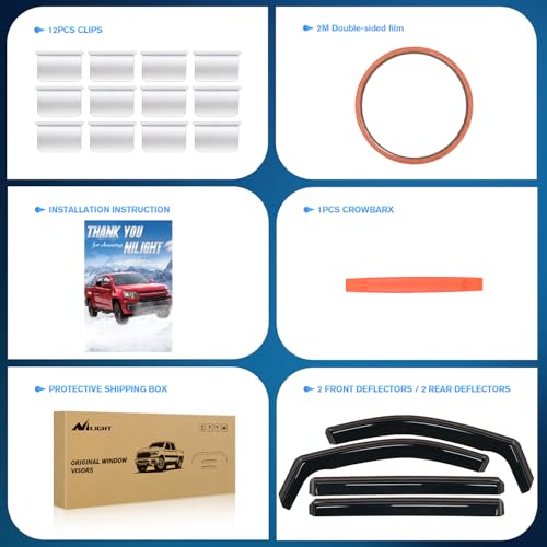 in Channel Window Visors for Dodge Grand Caravan 2008