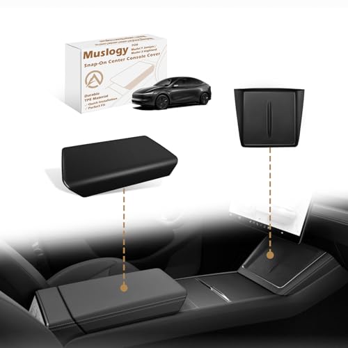 Armrest Cover & Charging Mat for 2026 2025 Model Y Juniper