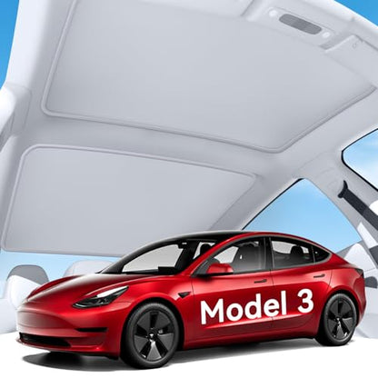 2026 Upgrade Sunshade Roof for Tesla Model 3 2021 (4 Count)