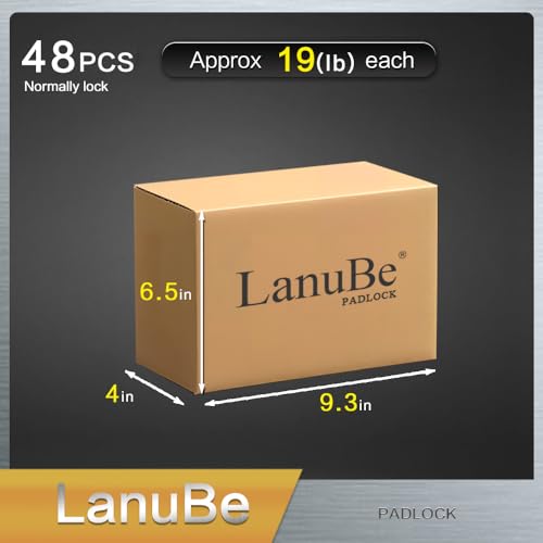 Laminated Keyed Alike Padlock 48 Pack 1.6