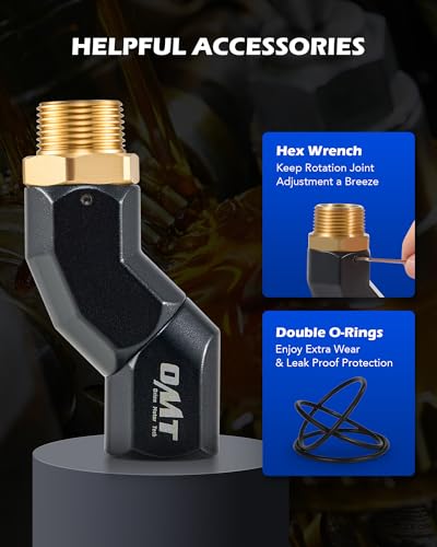 OMT 2pcs 3 4" NPT Fuel Hose Nozzle Swivel Kit