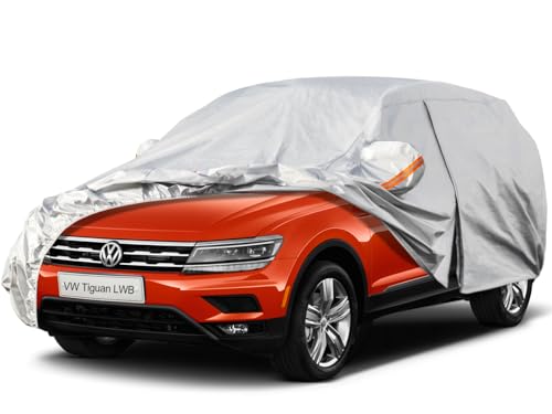 6 Layers Waterproof SUV Car Cover for Volkswagen Tiguan Allspace LWB