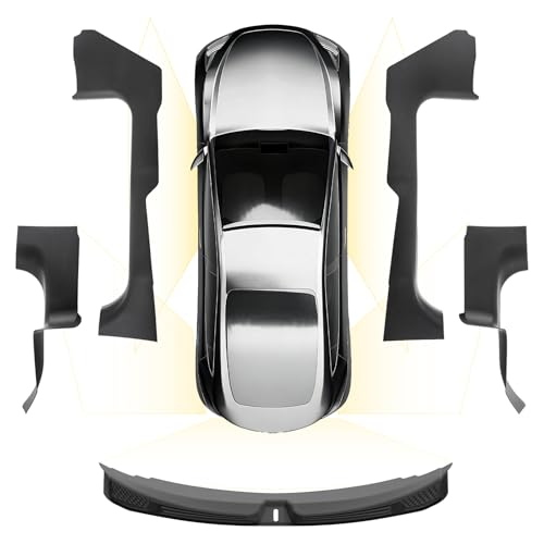 Full Set Door Sill Protector for Tesla Model 3 Hignland 2024 2025 2026 (5 Count)