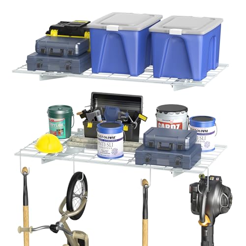 2 Pack Garage Wall Shelves