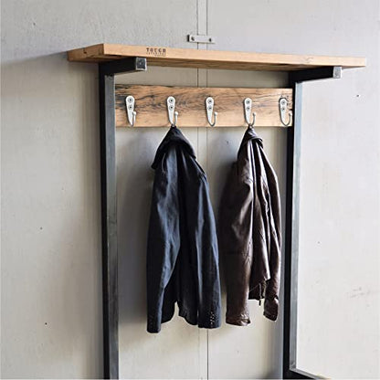 15 Pack White Wall Mount Hooks for Hanging Coats & Towels