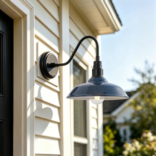 10 Inch Dome Gooseneck Lights Outdoor
