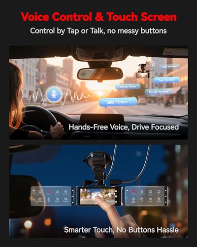 4K STARVIS 2 Dashcam Front Rear