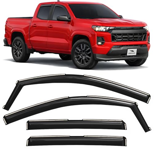 in Channel Extra Durable Rain Guards for Chevrolet (4 Count)