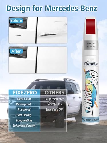 590 3590 Mars Red Car Touch Up Paint for Mercedes