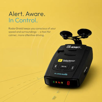 RadarShield Ghost Radar and Laser Detector for Cars