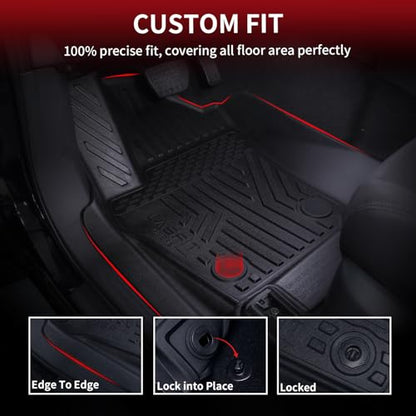 Full Set Floor Mats with Backrest Mat for Honda Passport 2026