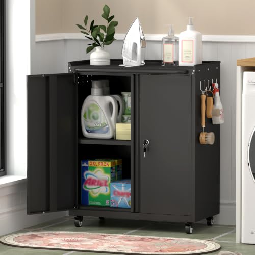 Garage Storage Cabinet with Wheels