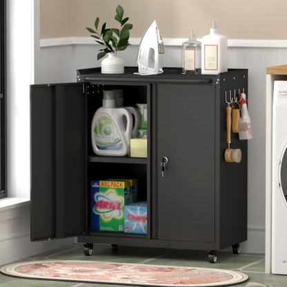 Garage Storage Cabinet with Wheels