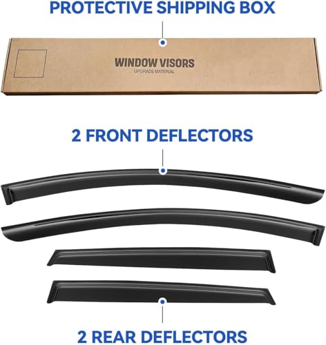 Window Visors Rain Guards for 2015