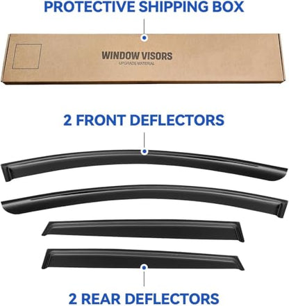 Window Visors Rain Guards for 2015
