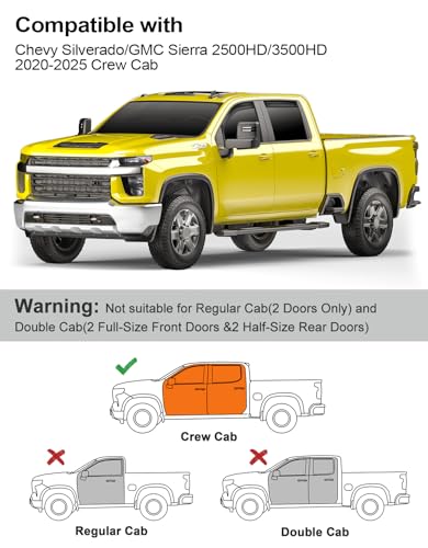 Rain Guards for Chevy Silverado (4 Count)