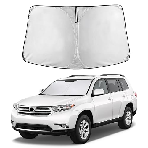 Windshield Sun Shade Compatible for Toyota Highlander 2008