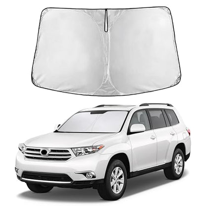 Windshield Sun Shade Compatible for Toyota Highlander 2008