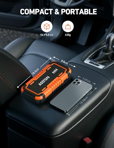 P10 12V 5000A Lithium Car Jump Starter Up to 10L Gas & 8L Diesel