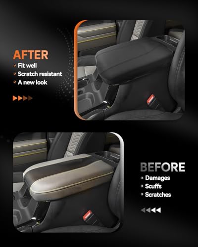 for Chevrolet Silverado EV 2024 2025 2026 Center Console Cover Armrest Box Cover for Chevy Silverado EV