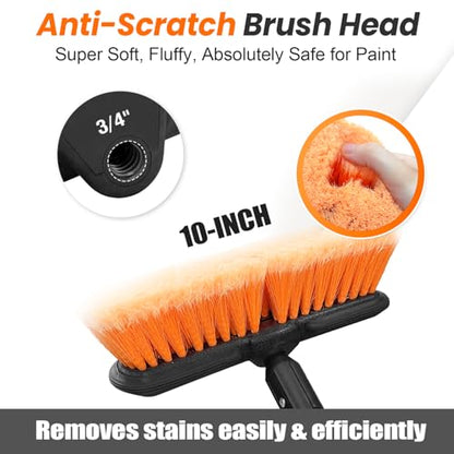 62" Car Wash Brush with Extension Pole